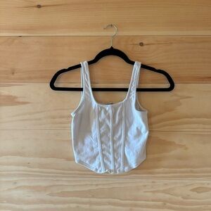 Tilly’s RSQ Ribbed Corset Tank Small 🤍